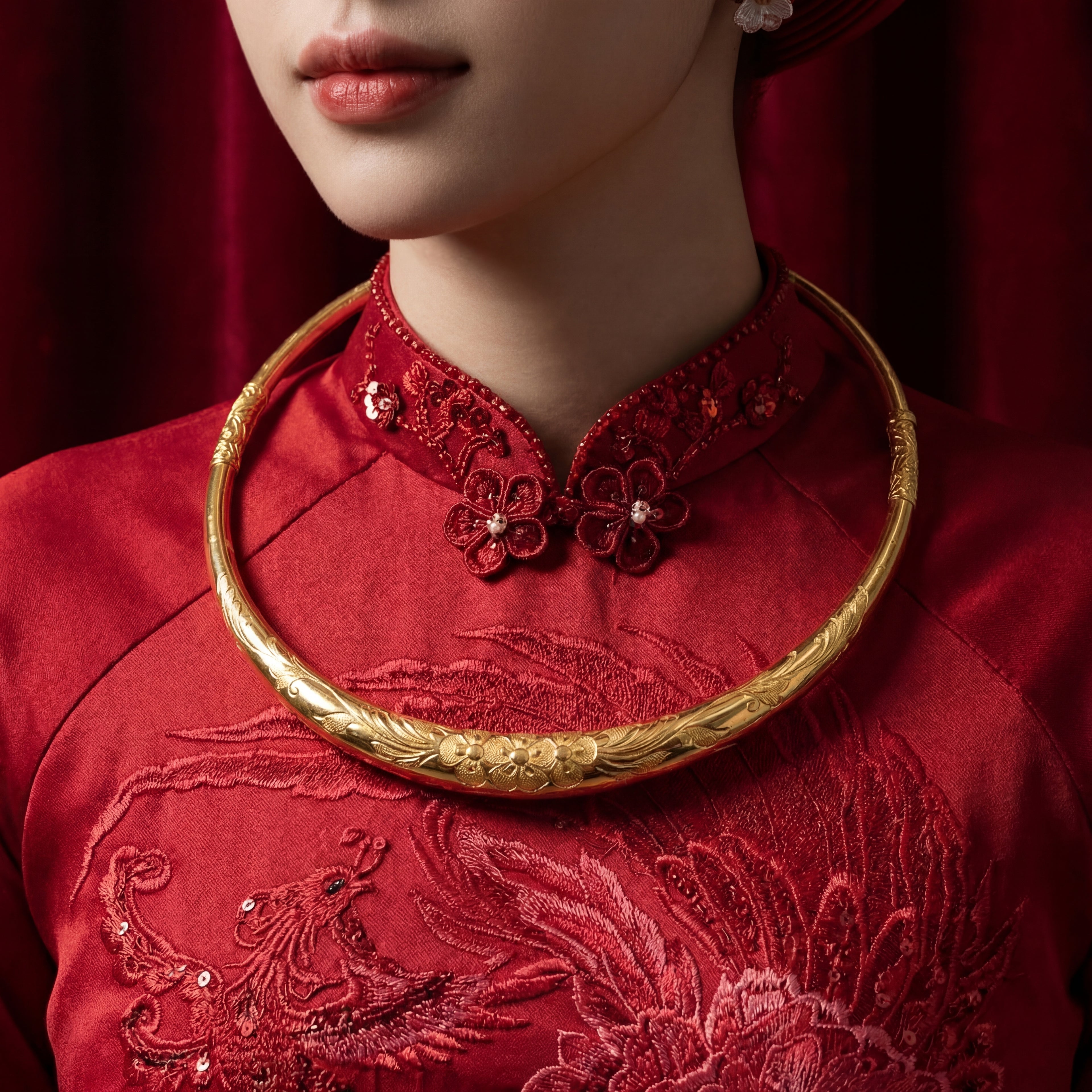 Kiềng Cưới Vàng KV1901