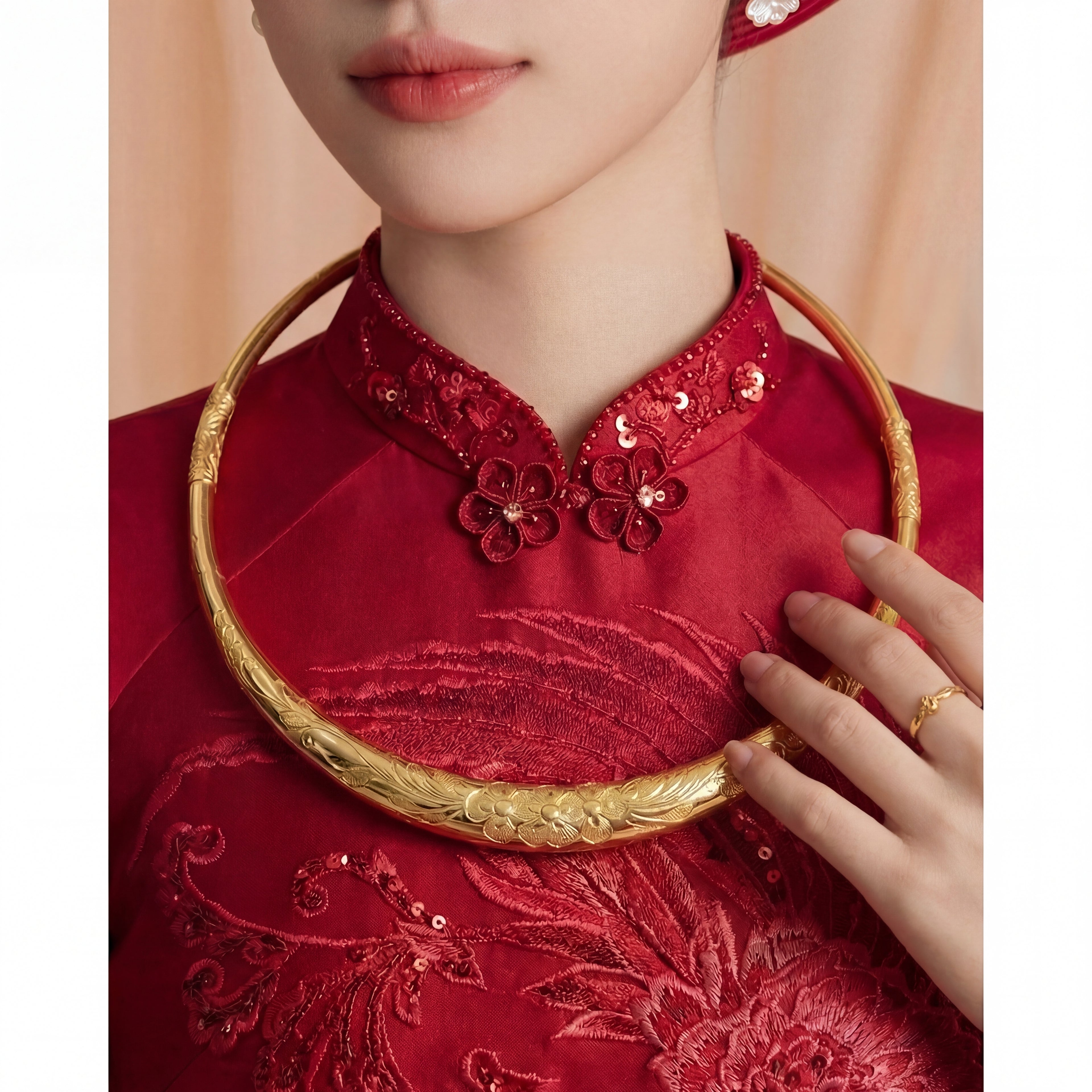 Kiềng Cưới Vàng KV1901