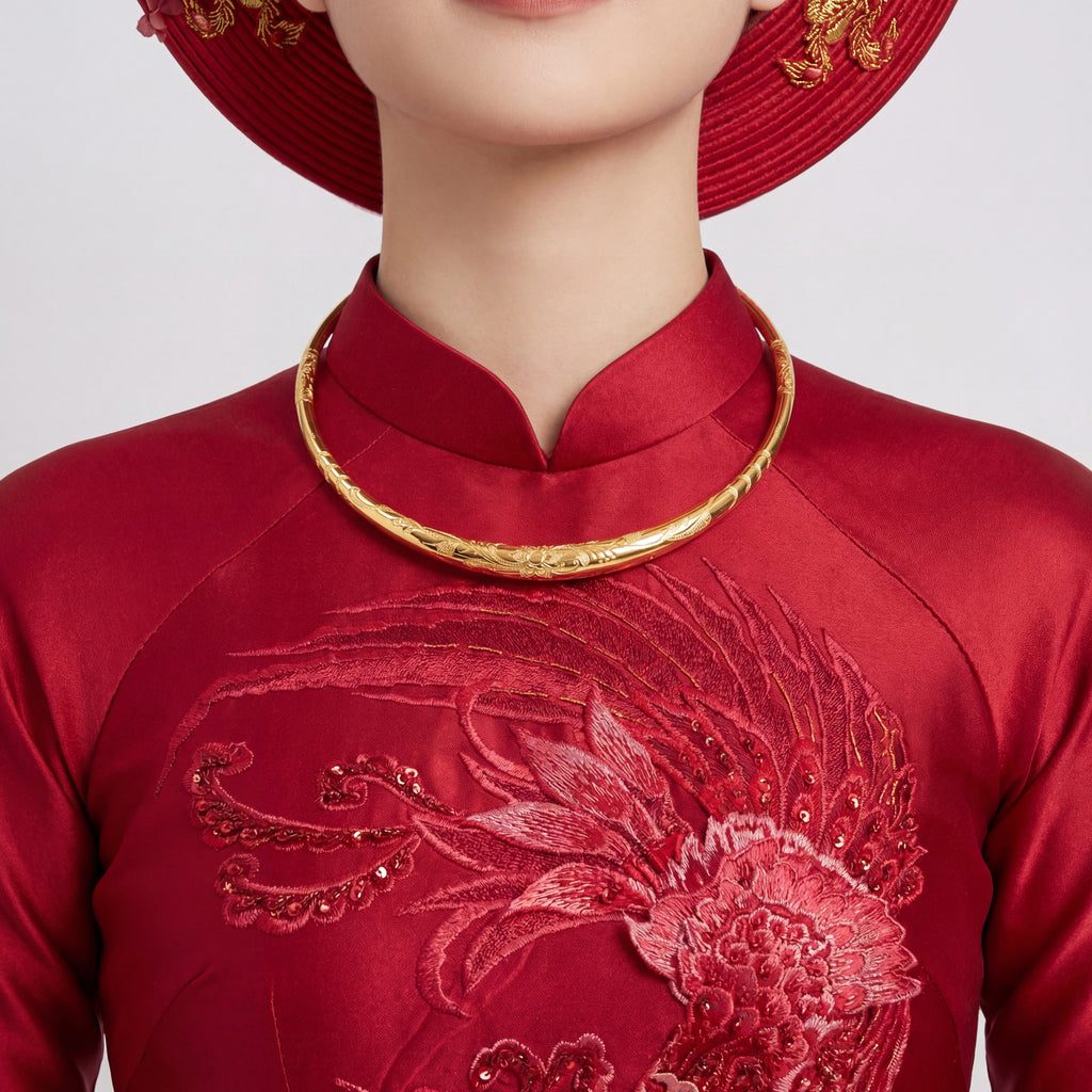 Kiềng Cưới Vàng KV1701